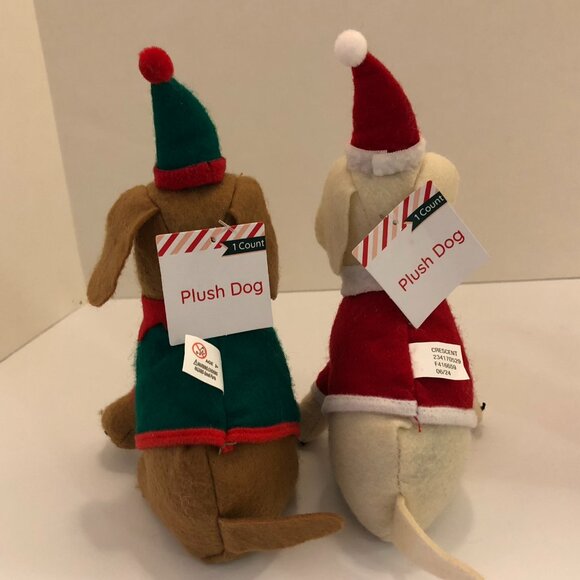 Target Bullseye Playground Christmas Holiday Felt Plush Dogs - Picture 7 of 16